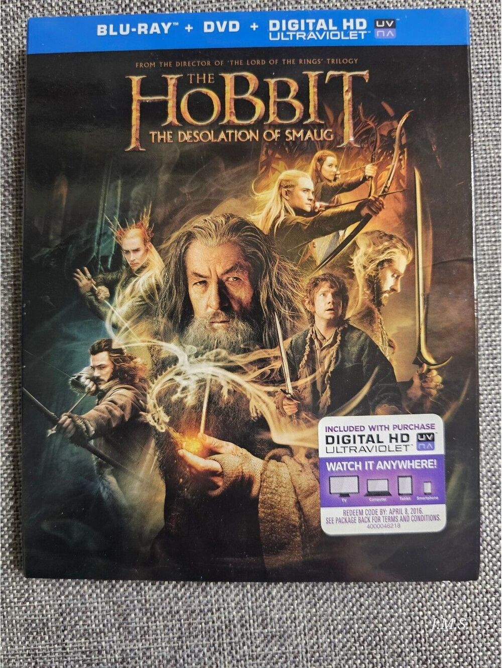 The Hobbit: The Desolation of Smaug Blu-ray + DVD + Digital HD Ultraviolet -